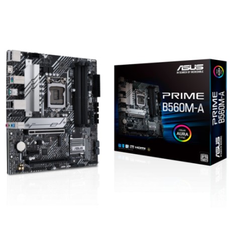 TARJETA MADRE ASUS PRIME B560M-A LGA1200 11 TH/AURA SYNC/HDMI/DP