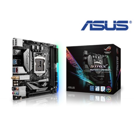 TARJETA MADRE ASUS STRIX B250I GAMING 6GB LED,LAN, Wi-Fi/ M.2 and SATA