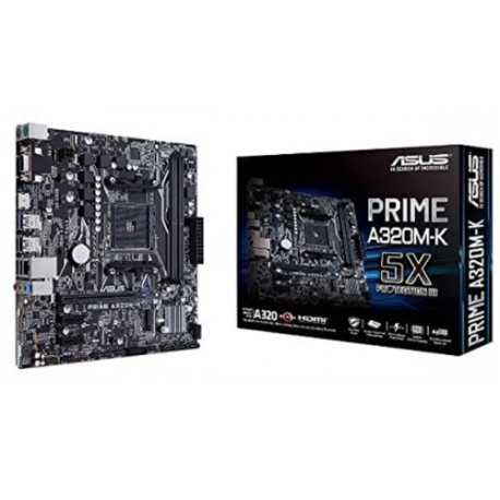 TARJETA MADRE ASUS PRIME A320M-K AMD RYZEN AM4 DDR4 HDM/VGA/M.2 US