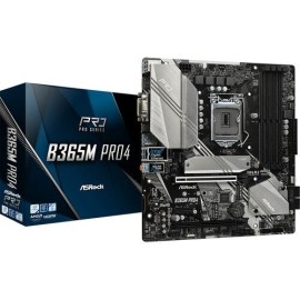 TARJETA MADRE ASROCK B365M Pro4 DDR4 HDMI VGA DVI SOC 1151