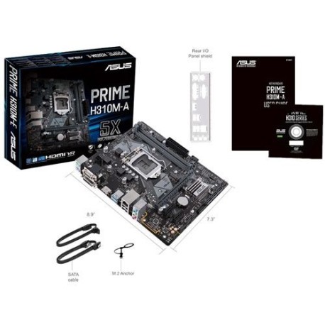 TARJETA MADRE ASUS PRIME H310M-A 1151 DDR4 HDMI VGA DVI
