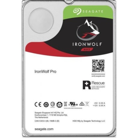 DISCO DURO INTERNO SEAGATE 8TB ST8000NE0004 SATA 3.5" IRONWOLF PRO (NA