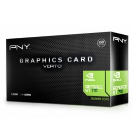 TARJETA DE VIDEO PNY GT 710 1GB DDR3 PCIe2.0 VCGGT710XPB