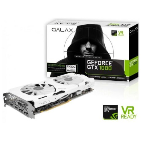 TARJETA DE VIDEO GALAX GTX 1080 EXOC-SNPR WHITE OC 8GB/GDDR5X