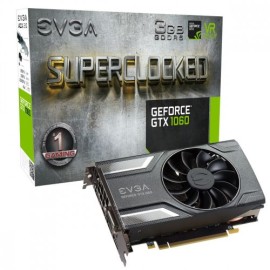 TARJETA DE VIDEO EVGA 03G-P4-6162-KR GTX 1060 SC GAMING 3GB GDDR5