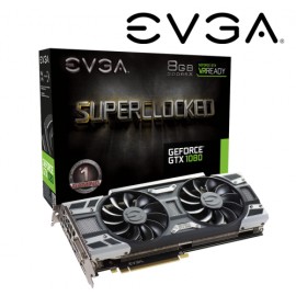 TARJETA DE VIDEO EVGA NVIDIA GTX 1080 SC GAMING 8G/DDR5X/256 B08G-P4-6183-KR