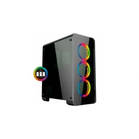 GABINETE EAGLE WARRIOR MAYAN ATX S/FTE CTEMP 3VENT. RGB CG02TEMAYANEGW