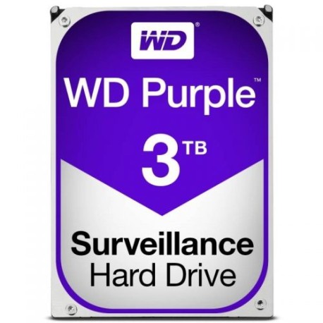 DISCO DURO INTERNO WD 3TB 3.5" WD30PURZ. 64MB SATA3 5400RPM PURPLE