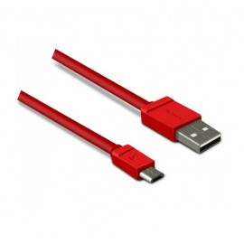 CABLE USB A MICRO USB ACTECK TECK TO GO RT-0202 1 METRO CC-001 ROJO