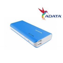 CARGADOR PORTATIL ADATA PT100 AZUL/BLANCO (APT100-10000M-5V-CBLWH)
