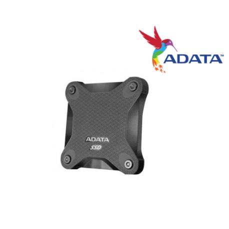 UNIDAD SSD EXTERNO ADATA SD600 256GB USB 3.1 NEGRO(ASD600-256GU31-CBK)
