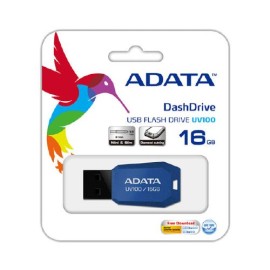 MEMORIA USB ADATA UV100 16GB RETAIL BLUE AUV100-16G-RBL