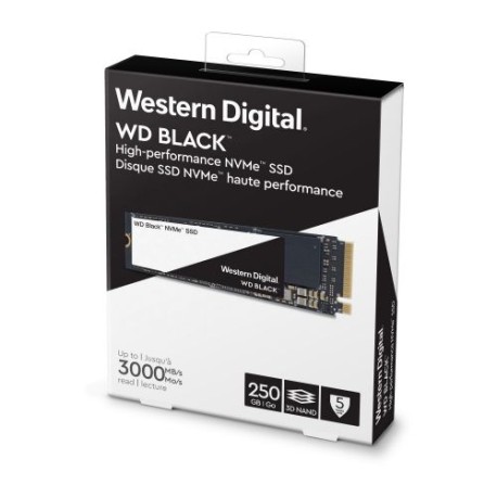 UNIDAD DE ESTADO SOLIDO SSD 500GB M.2 WESTERN DIGITAL BLACK