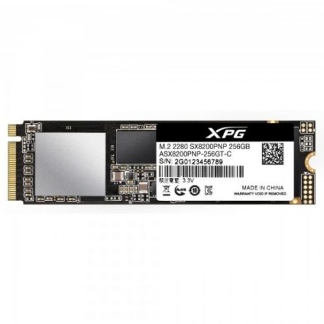 UNIDAD SSD M.2 ADATA XPG SX8200 PRO 2280 PCIe 256GB ASX8200PNP-256GT-C