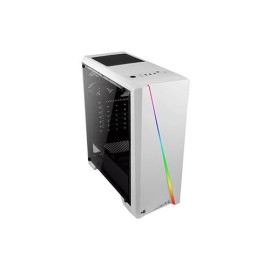 GABINETE AEROCOOL CYLON CRIST TEMPLADO, BLANCO ATX/RGB