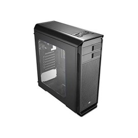GABINETE AEROCOOL AERO-500 RGB BLK,LECT SD,FAN CTRL,ATX