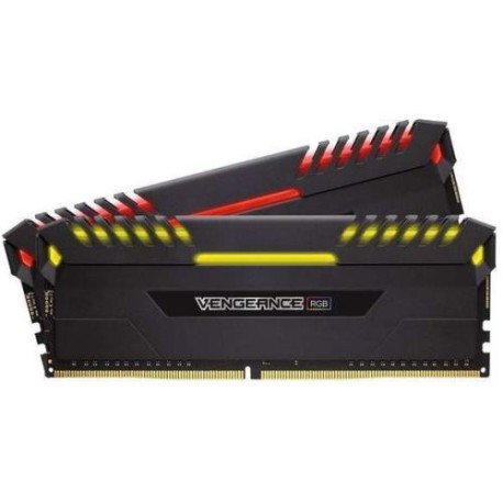 MEMORIA DDR4 CORSAIR VENGEANCE RGB W 16GB 2X8 3200 CMR16GX4M2C3200C16W