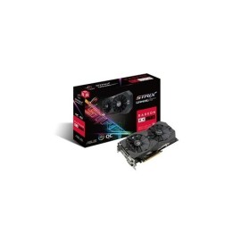 TARJETA DE VIDEO ASUS ROG-STRIX-RX560-O4G-EVO-GAMING AMD RADEON RX 560 GDDR5 4GB 128-bit DVI-Dx1 HDMIx1 DISPLAY PORTx1 RESOLUCI