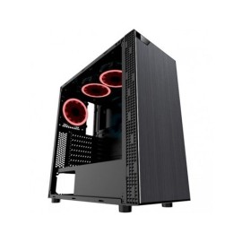 GABINETE EAGLE WARRIOR ROBOTM ILU/ROJ S/F ATX/MICROATX CGROBOTM02H8REG