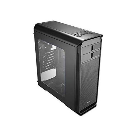 GABINETE AEROCOOL AERO-500 RGB BLK,LECT SD,FAN CTRL,ATX