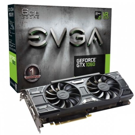 TARJETA DE VIDEO EVGA GTX 1060 GAMING 6GB/DDR5/192BIT