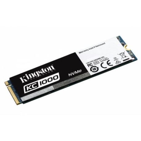 UNIDAD SSD KINGSTON KC1000 480GB NVMe PCIe Gen3 x 4 SKC1000/480G