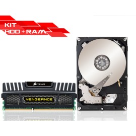 KIT RAM 8GB 1600 + HDD 1TB