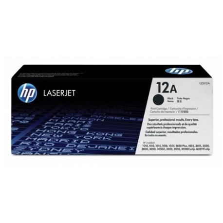 Cartucho de TONER HP 12A LaserJet-Negro COMPATIBLE