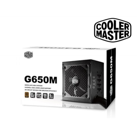 FUENTE DE PODER COOLER MASTER GM 650W 80 PLUS BRONZE RS650-AMAAB1-US