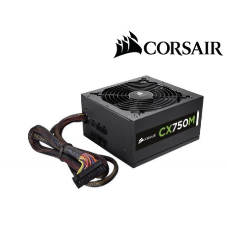 FUENTE DE PODER CORSAIR CX750M 750W 80 PLUS BRONZE