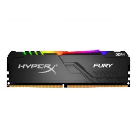 MEMORIA RAM DDR4 KINGSTON HYPERX FURYBLACK RGB 16GB 2666MHZ HX426C16FB3A